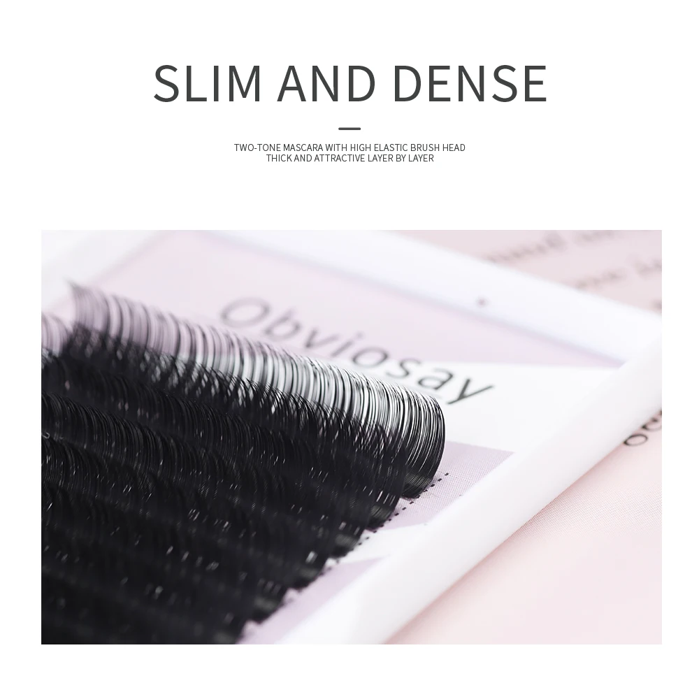 High quality 16Rows thickness 0.03 to 0.20 Faux mink eyelashes individual eyelash lashes soft eyelash extension False eyelash