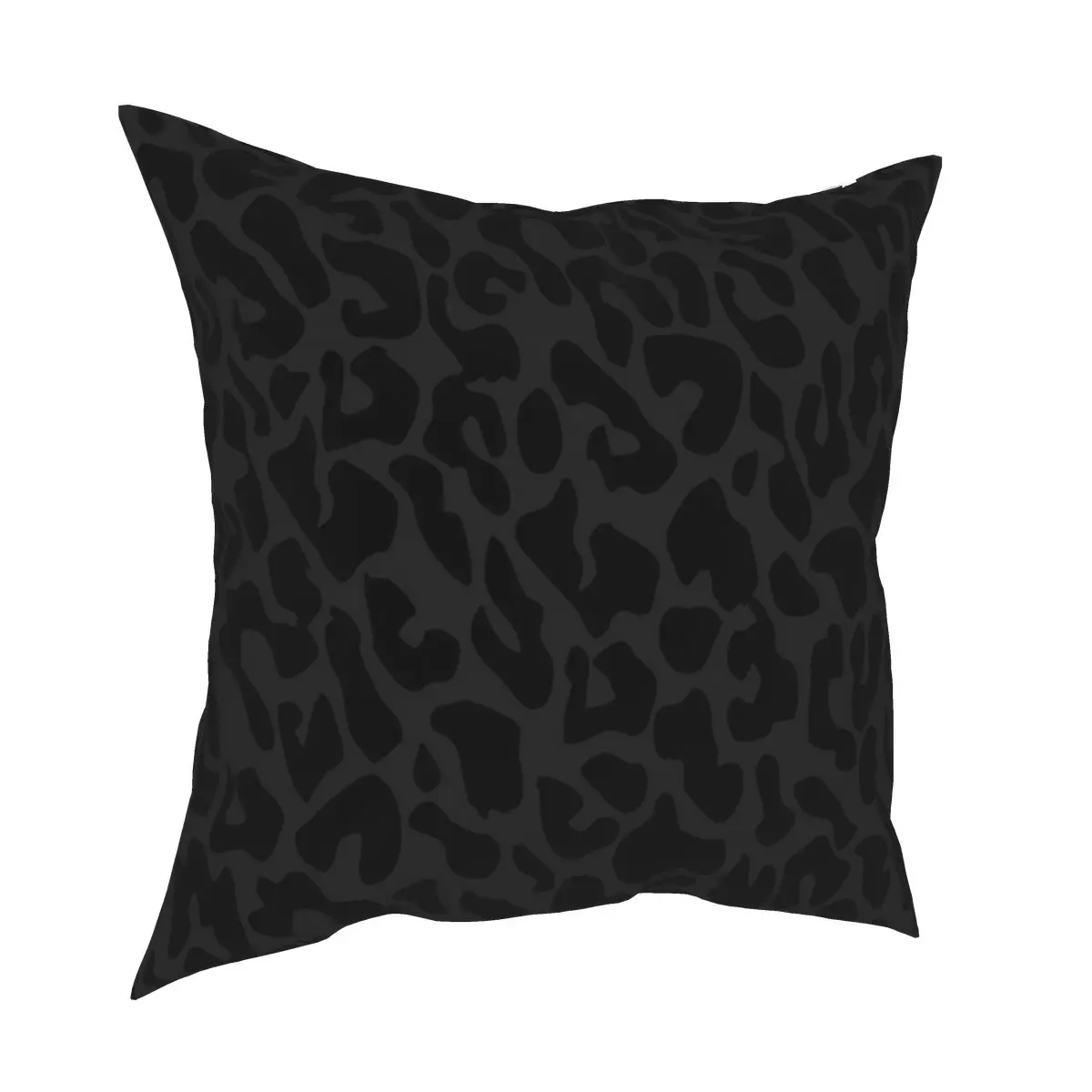 Black Leopard Pillow Case Home Decor Cheetah Animal Cushions Throw Pillow for Sofa Polyester Double-sided Printing Novelty