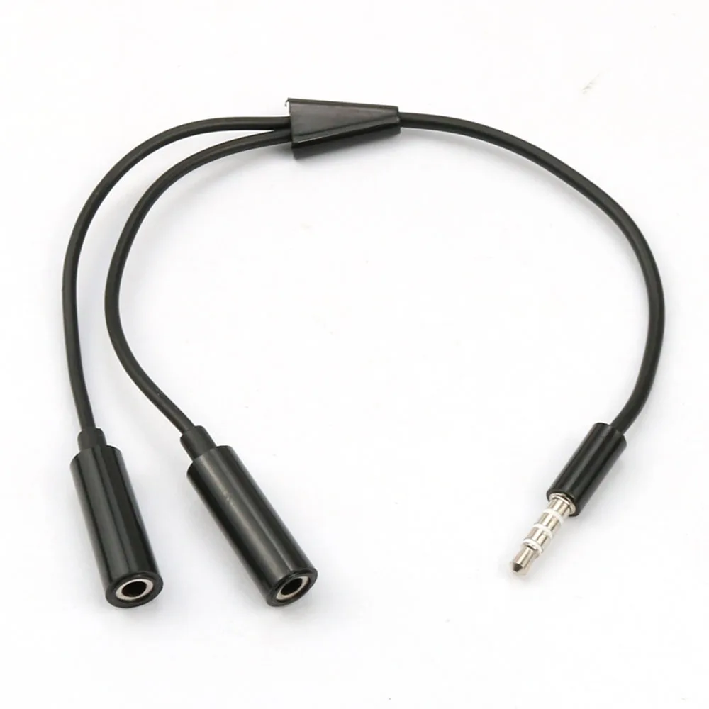 YuXi 3.5mm Jack Audio Cable Headphone+Mic Audio Splitter Male to Female Aux Extension Adapter Cable Cord for Computer PC image 6