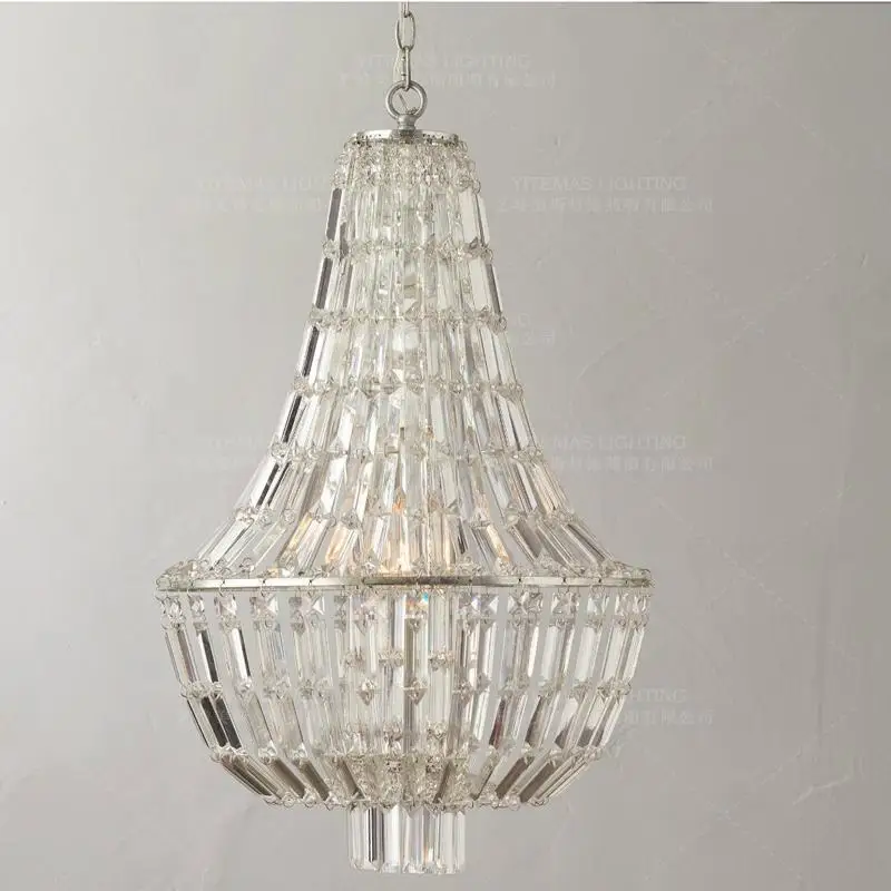 Modern Crystal Lantern Chandelier Lamp 3 Lights Dining Room Kitchen Hanging Light Fixtures Pendant Suspension Light Fitting