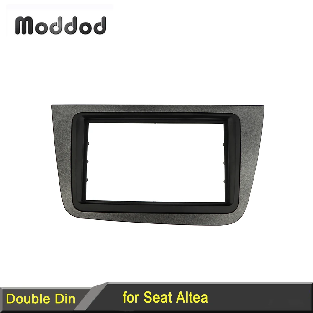 

Double Din Radio Fascia for Seat Altea Stereo Panel Dash Installation Mount Trim Kit Face Plate Bezel Facia LHD