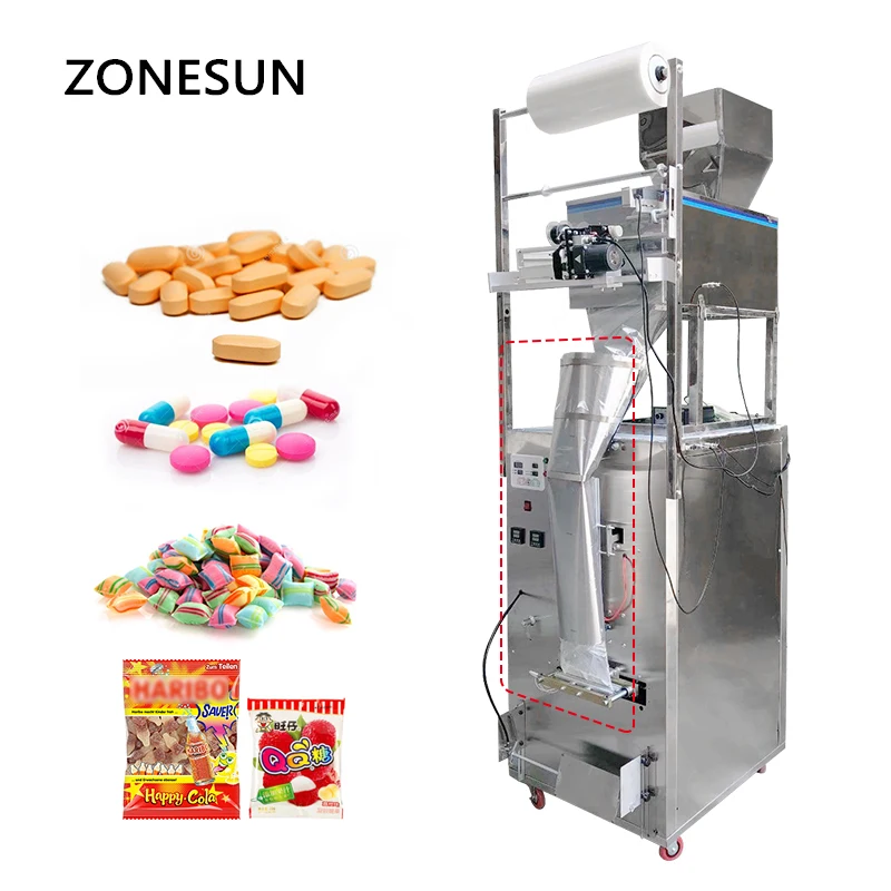 ZONESUN Packaging machine Parts Shaper Custom Back Seal shaper Three-side Seal Shaper Packing Filling Sealing Machine
