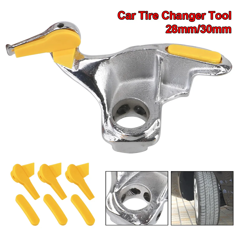 Stainless Steel Car Accessories Car Vehicle Tire Changer 28mm/30mm styling moulding kit Metal Mount Demount Bird Head Tool Auto