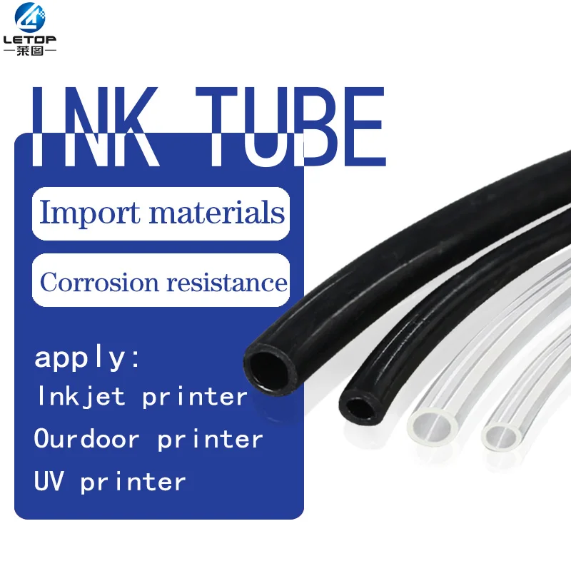 50m/lot LETOP Single Line Printer Ink Tube Solvent Ink Pipe Tube For DX4 DX5 DX6 DX7 Spectra Xaar Ski Head