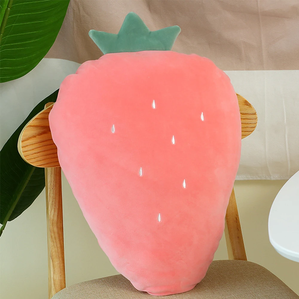 Plush Cushion Colorful Fruit Toy Soft Cartoon Plant Stuffed Doll Chair Cushion Sofa Pillow Decorative Floor Mat Lovely Gift New