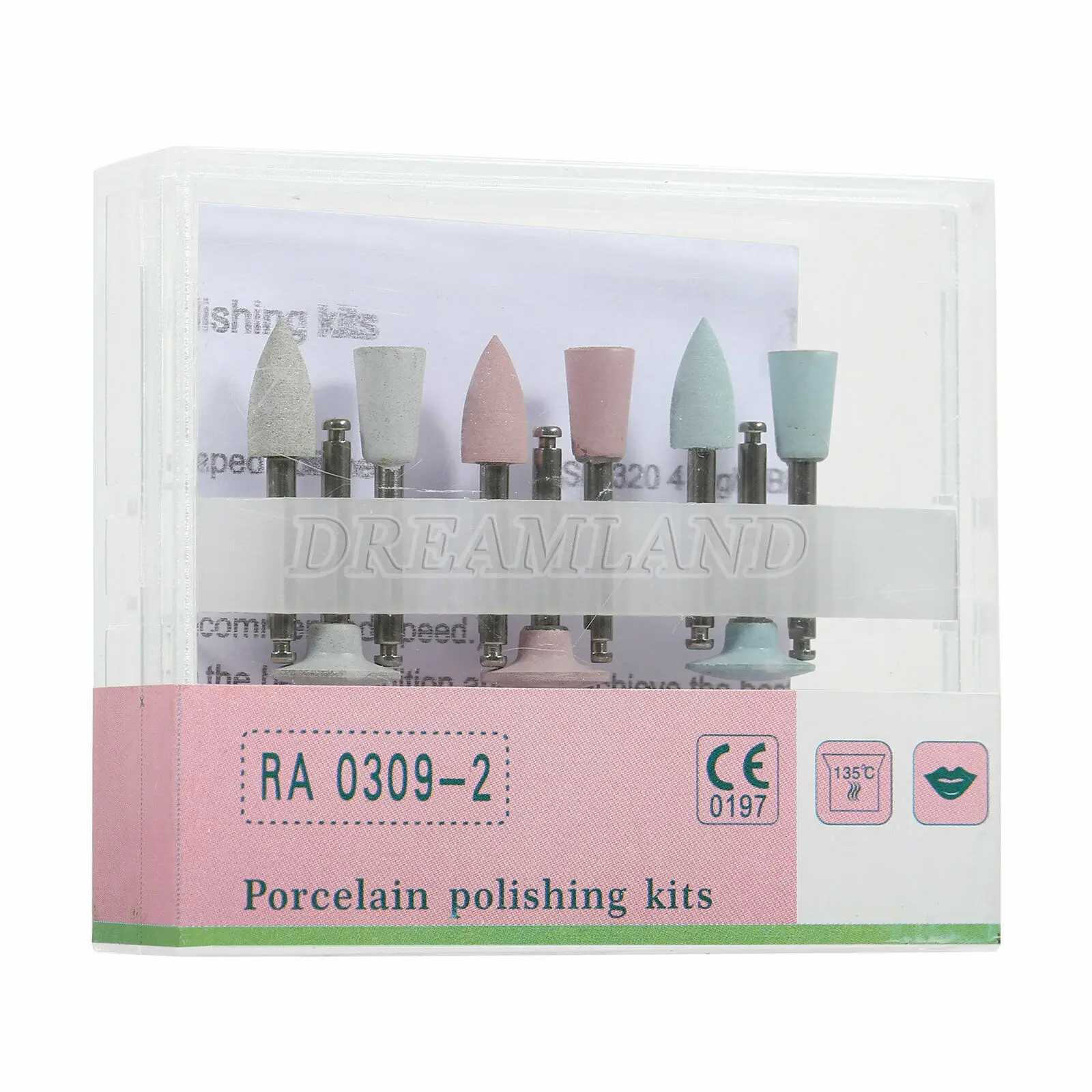 RA0309 Dental Composite Polishing Kit For Slow Low-speed Handpiece Resin 1/3/5/10 Packs