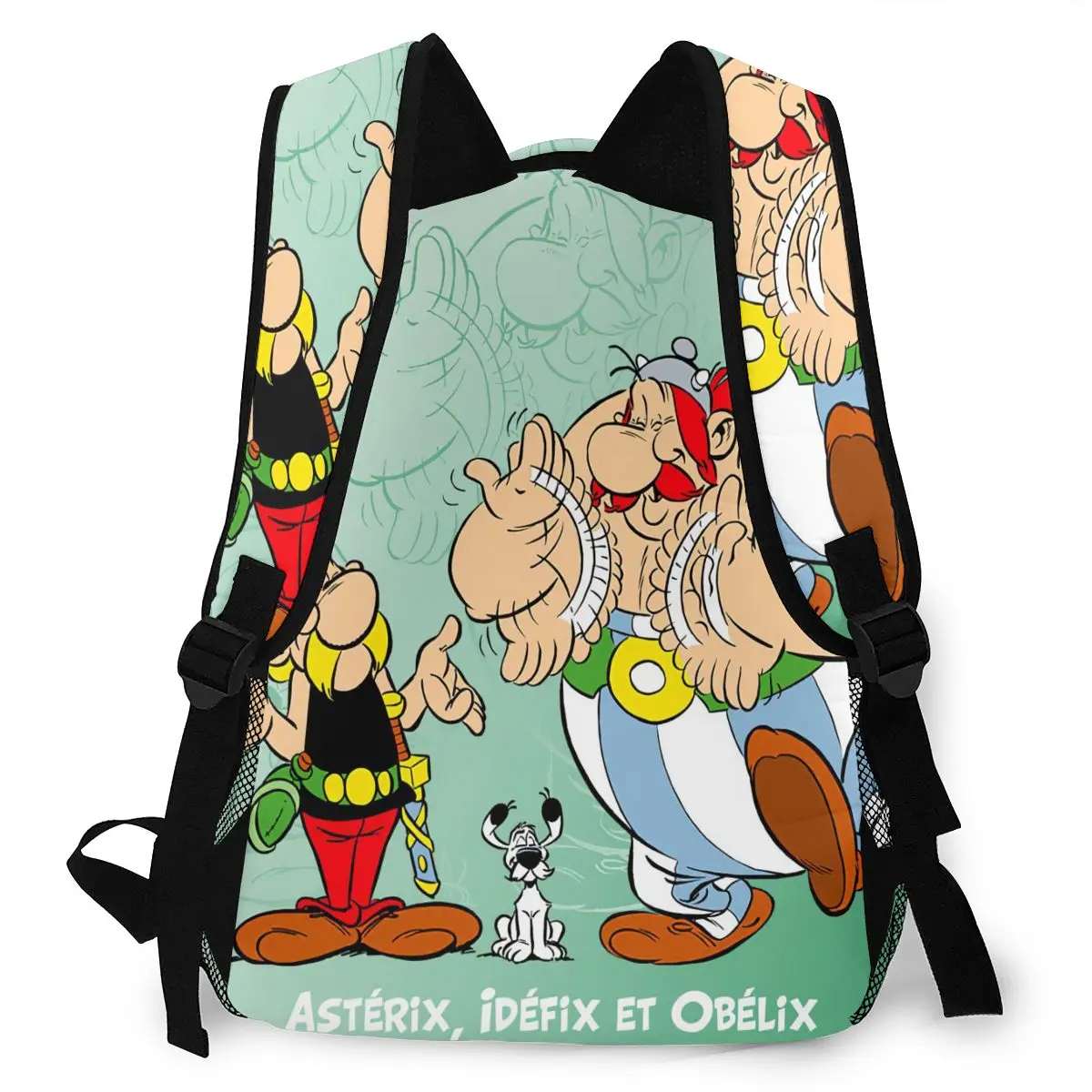 Asterix Obelix Backpack for Girls Boys Travel RucksackBackpacks for Teenage school bag