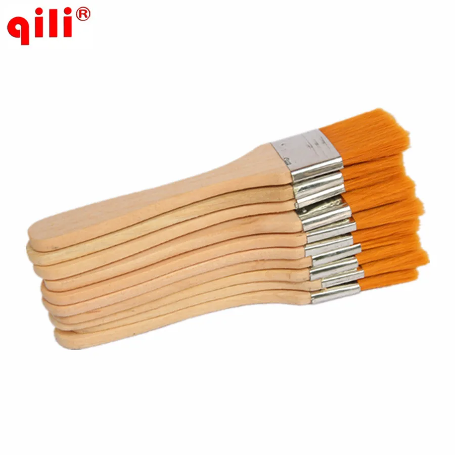 

Qili Nylon Hair Brush Car Cleaner With Wood Handle Easy To Clean Wooden Cleaning Brush