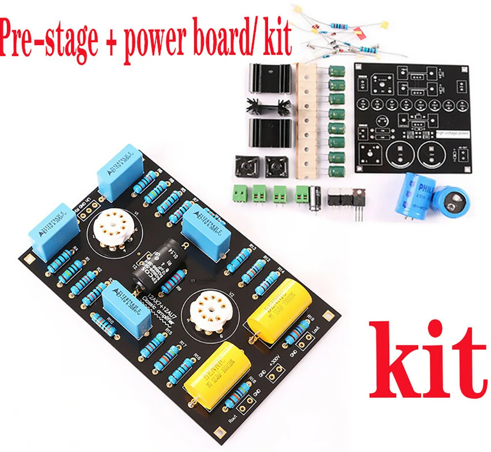 DIY 12AX7+12AU7 Tüplü Ön Yükseltici Kartı (Marantz 7 Devresi Temelli) – ECC80 İçin Gerçek Kullanım Deneyimi ve Teknik Analiz