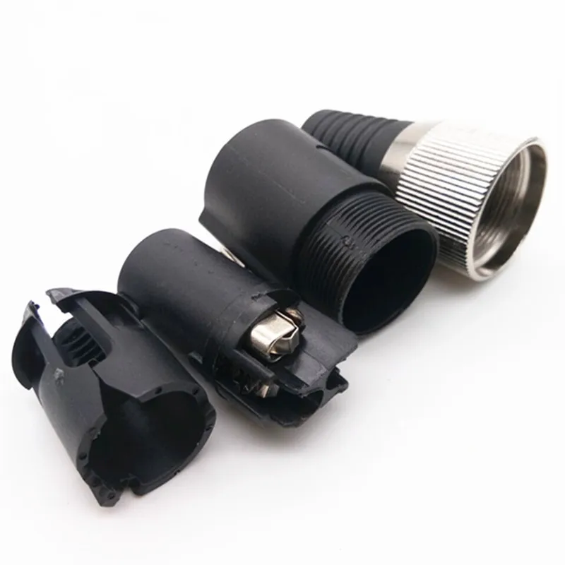 Nova boa qualidade de metal escudo alto-falante conector 4pin altofalante macho 4 pólo plug macho profissional áudio tomada conector