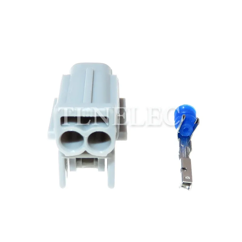 7282-7770-40 7183-7770-40 Abu-abu Tahan Air Adaptor Pria dan Wanita 2 Pin Cara Sealed auto Konektor Listrik