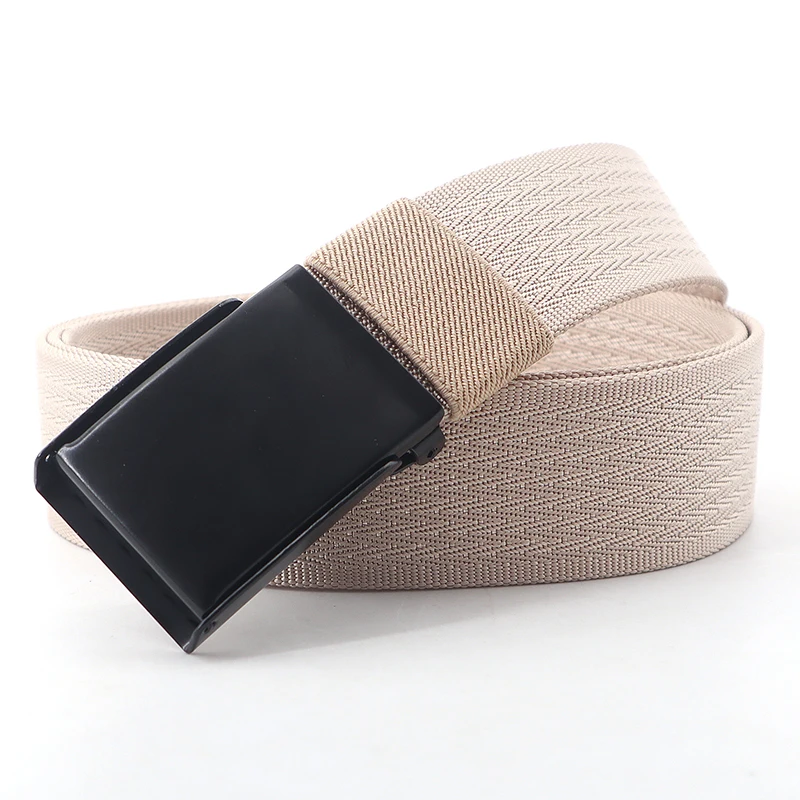 

Men's Nylon Casual Weave Belt Outdoor Tactical Pistol Double Ring Metal Buckle Quick Release Youth Fashion Lady Wild Stripe Belt