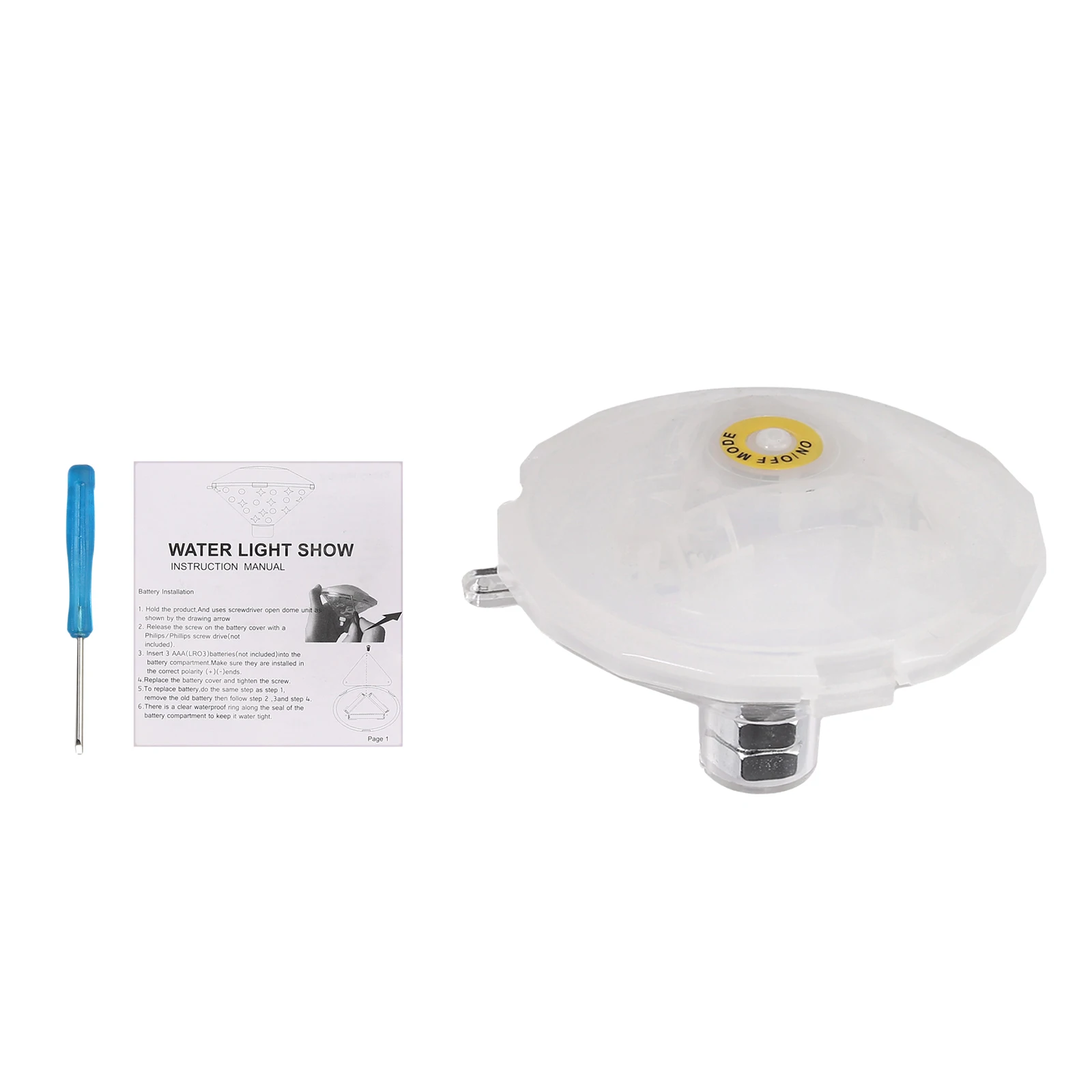 GARLLEN-Lámpara de luz LED subacuática, 7 modos de luz, luces de Ambiente de Color, para fiestas, piscinas, estanques, bañeras, 2 piezas