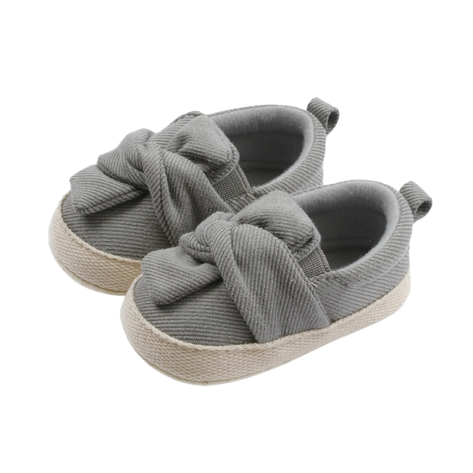 Sepatu Bayi Balita Sol Lembut Antilicin Pertama Berjalan Prewalker Lucu Warna Solid Crib 0-18M
