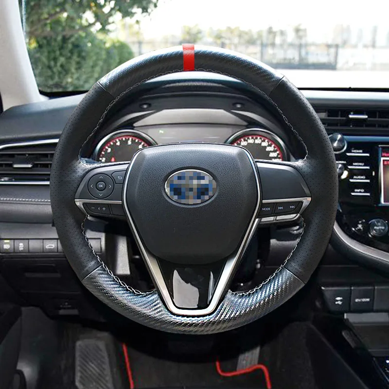 

Кожаная модификация интерьера для Toyota Camry Сделай Сам специальная крышка рулевого колеса автозапчасти