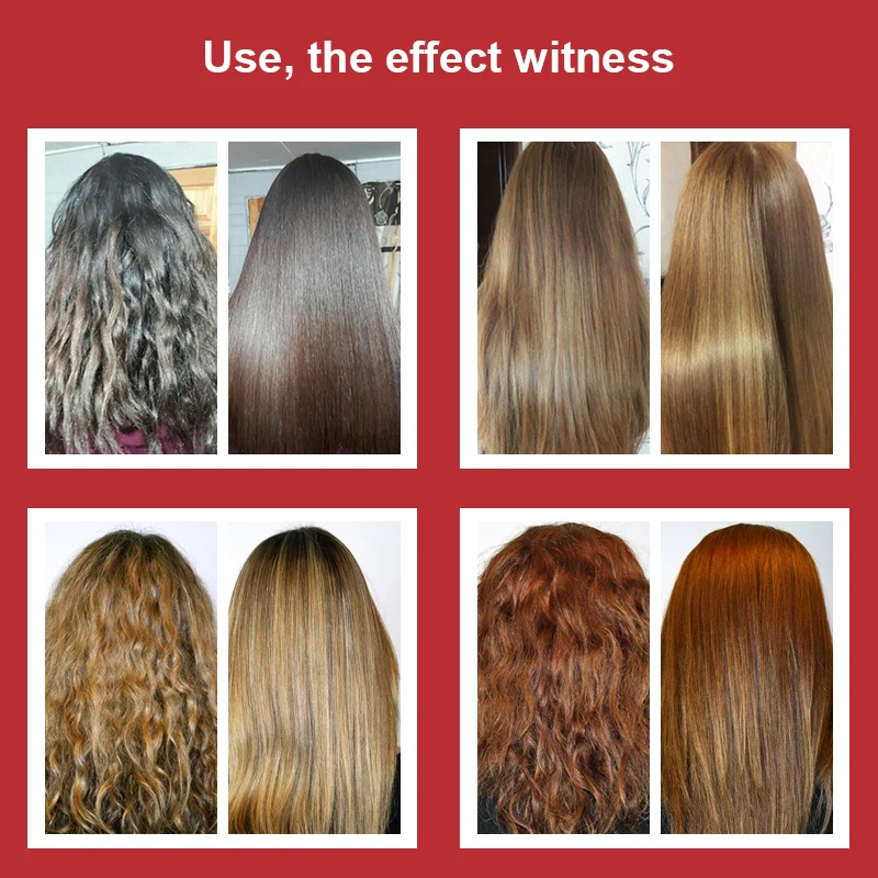 11,11 brasilianische 5% 300ml Keratin Behandlung + 100ml Reinigende Shampoo Begradigen und Reparatur Beschädigt Cruly Haar + Freies geschenke
