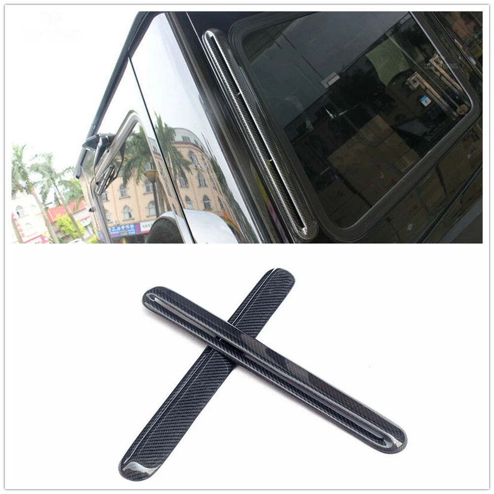 

Carbon Fiber C Pillar Air Vent Trim Covers For Mercedes Benz W463 G class G500 G63