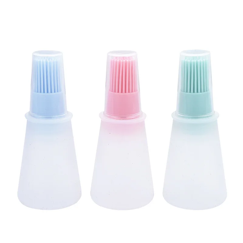 Food Grade Silicone Oil Bottle High Temperature Resistant Brush, Barbecue Baking Brush, Bbq Oil Brush, Controllable Oil Brush