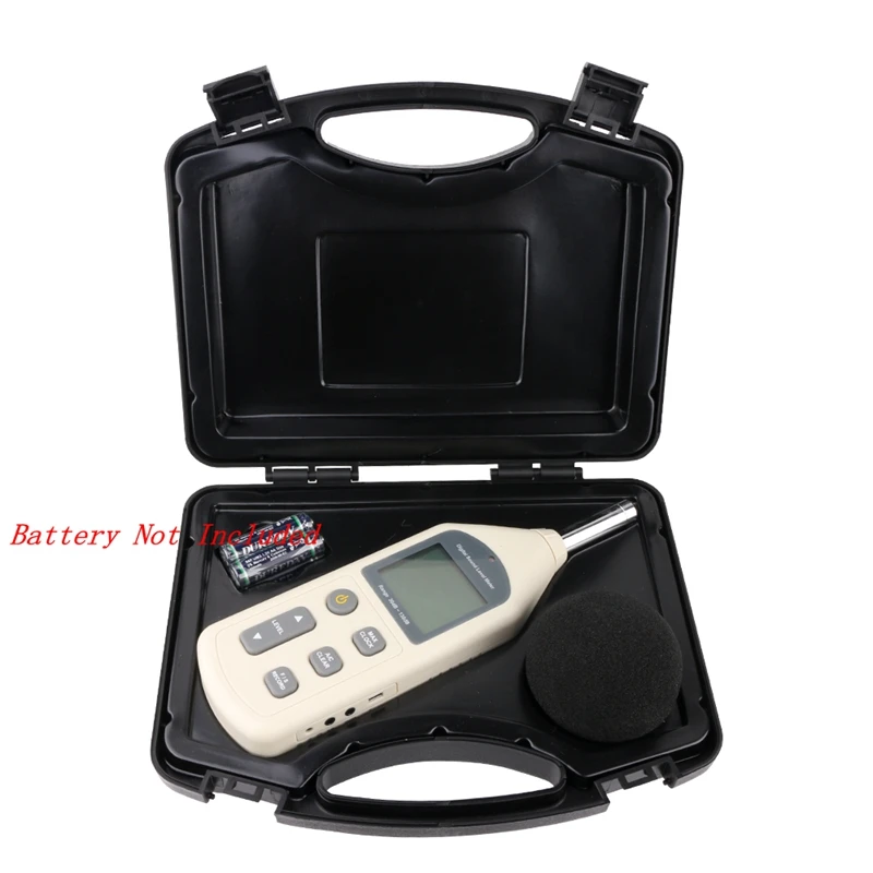 Imagem -06 - Lcd Digital Sound Level Meter Noise Frequency Tester ac Saída Pwm Armazenamento de Dados Calendário Rápido Lento Usb cd Software 30db 130db