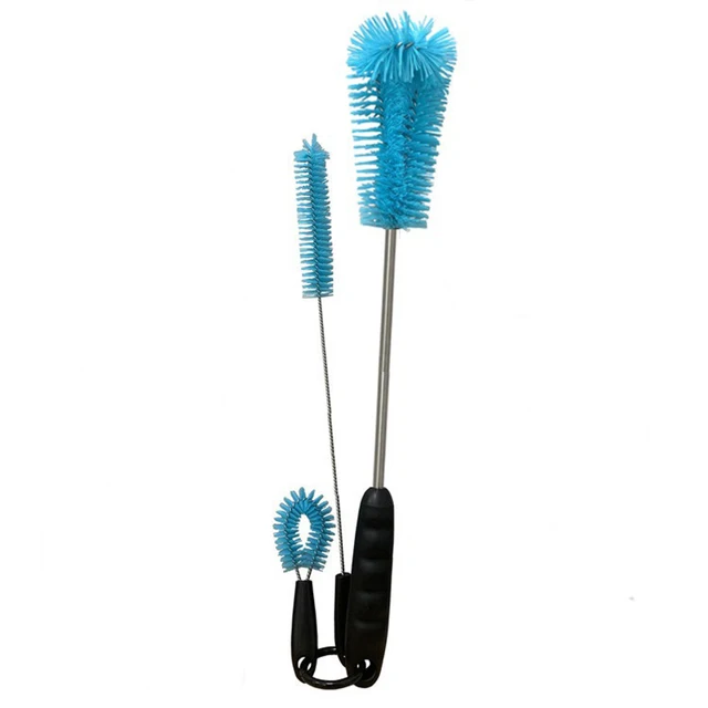 3 sztuk/zestaw szczotka do czyszczenia butelek szczotka do butelek wody Cleaner puchar szczotki łokcia termos kubek próżniowy urządzenia do oczyszczania gadżety mycie