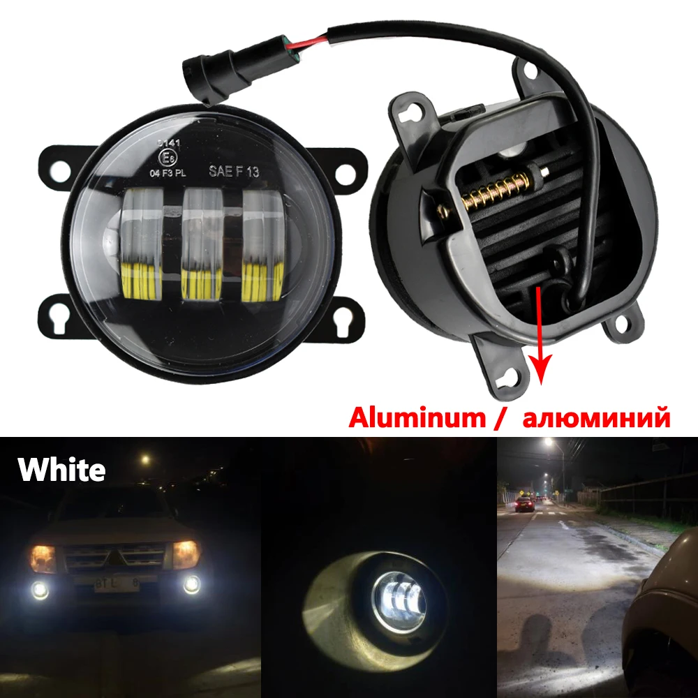 2PCS Car LED Bulb Fog Light Daytime Running Lamp DRL Angel Eye 30W 12V For Nissan Leaf 2011 2012 2013 2014 2015