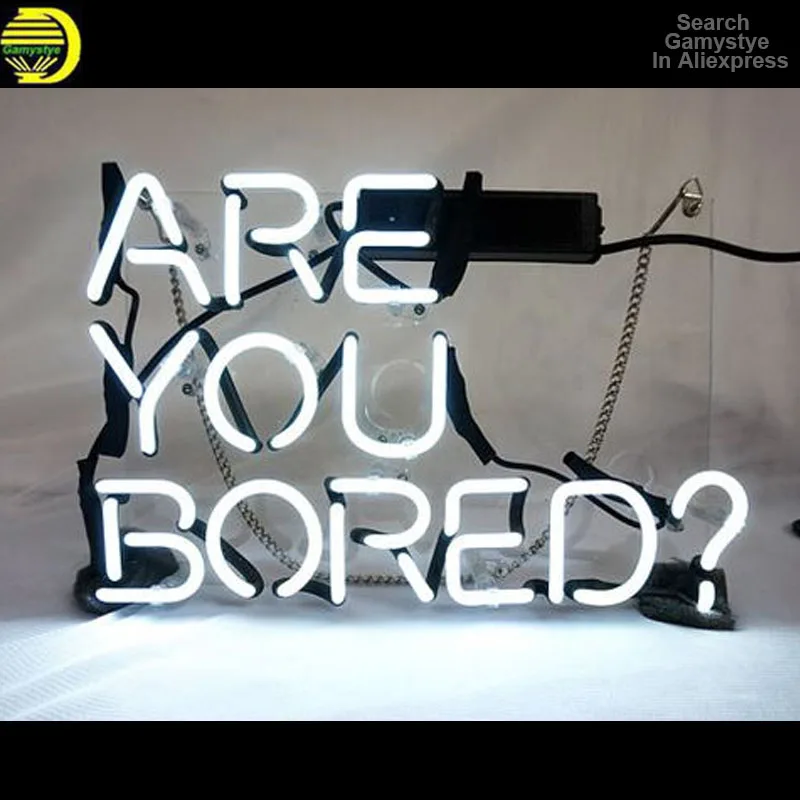 

Неоновая вывеска Неоновая вывеска Are You Bored Неоновые вывески Ночной свет Декорация комнаты Украшение лампы для стены Декор комнаты Домашний декор