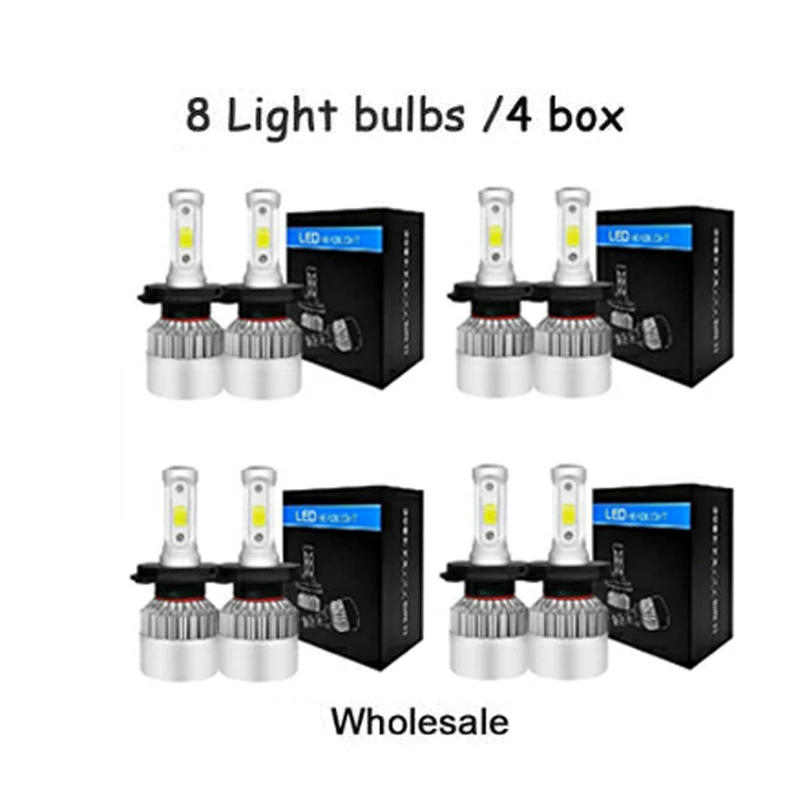 

Wholesale H4 Car Light Bulbs H4 H7 H8 H3 H11 H1 9005 9006 HB3 HB4 LED Car Headlight Auto Car Lamp Turbo Bulbs Auto 12V 24V