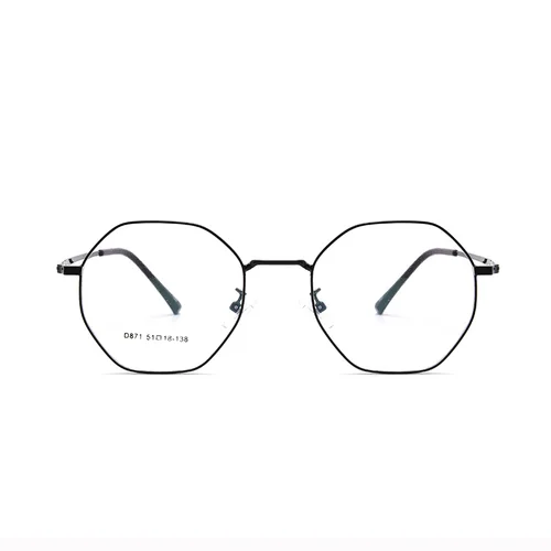 Imagen 2 del producto BCLEAR-Montura de Gafas de Metal Retro Unisex, marco de gafas ópticas Vintage, gafas de lectura para miopía, hombres y mujeres