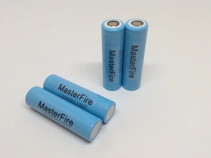 

MasterFire 4pcs/lot Original INR18650MH1 18650 3200mah MH1 10A High Drain Rechargeable Li-ion Battery Power Tools Batteries Cell