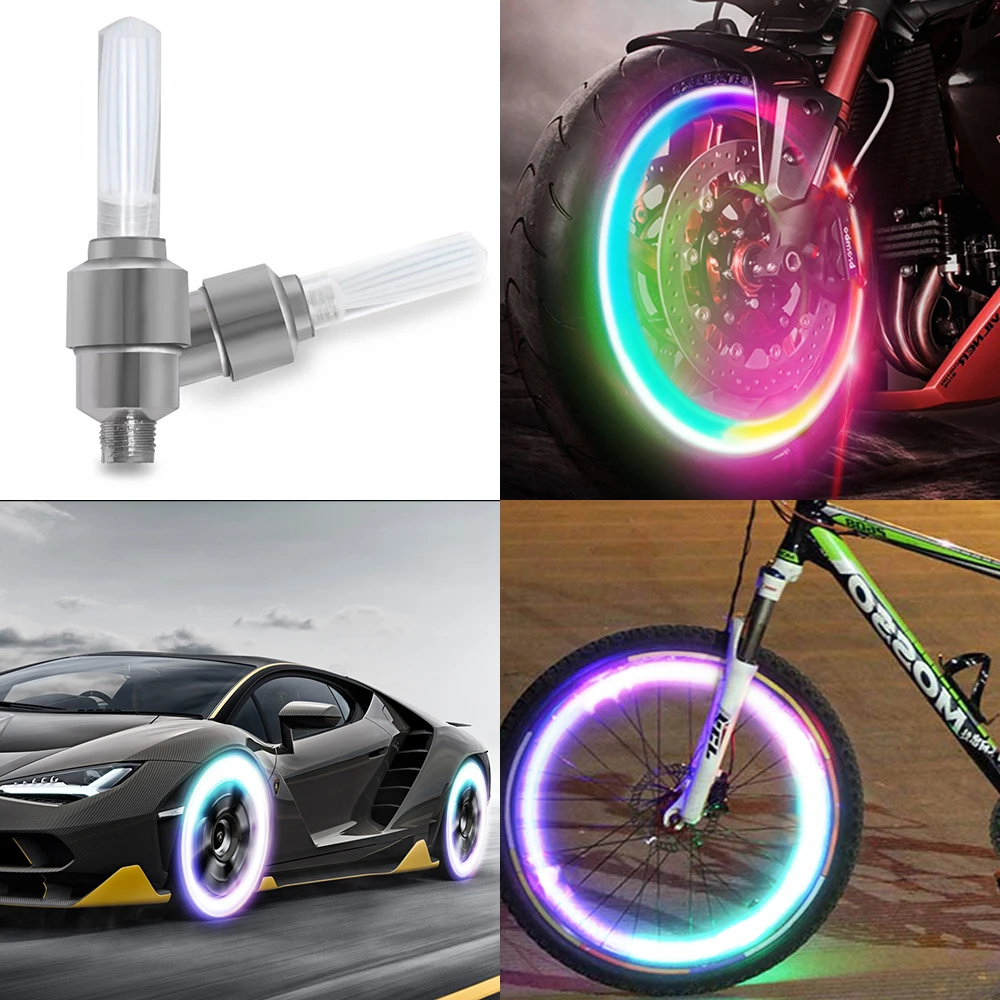 Bike Wheel Lights Ultra Bright Waterproof Neon Bicycle Spoke Lights Safety Warning Cycling Light For Kids Adults Night Riding