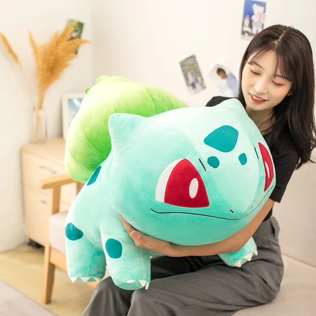 Big Size Bulbasaur Plush Doll Squirtle Charmander Anime Cartoon Frog  Stuffed Toy New Year's Gift For Kids Children - AliExpress