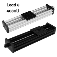 4080U Aluminum Linear Guide Slide DIY CNC Router Z-axis Leadscrew T8 Linear Actuator Bundle Kit for 3D Printer Engraving Machine