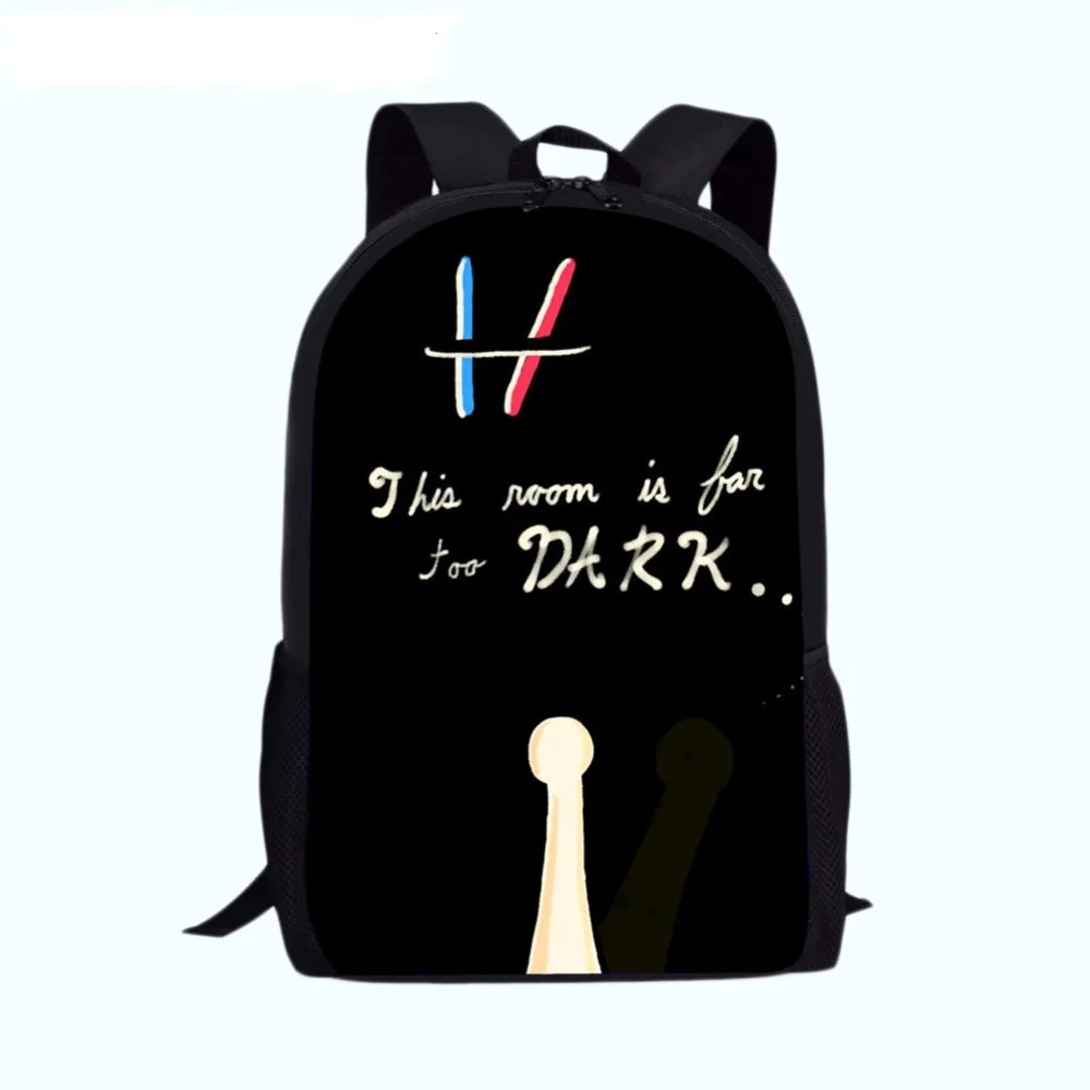 Twenty one pilots School Bag Large Capacity Backpack Student Satchel Teenager Kids Boys Girls Casual Travel Bags School Supplies