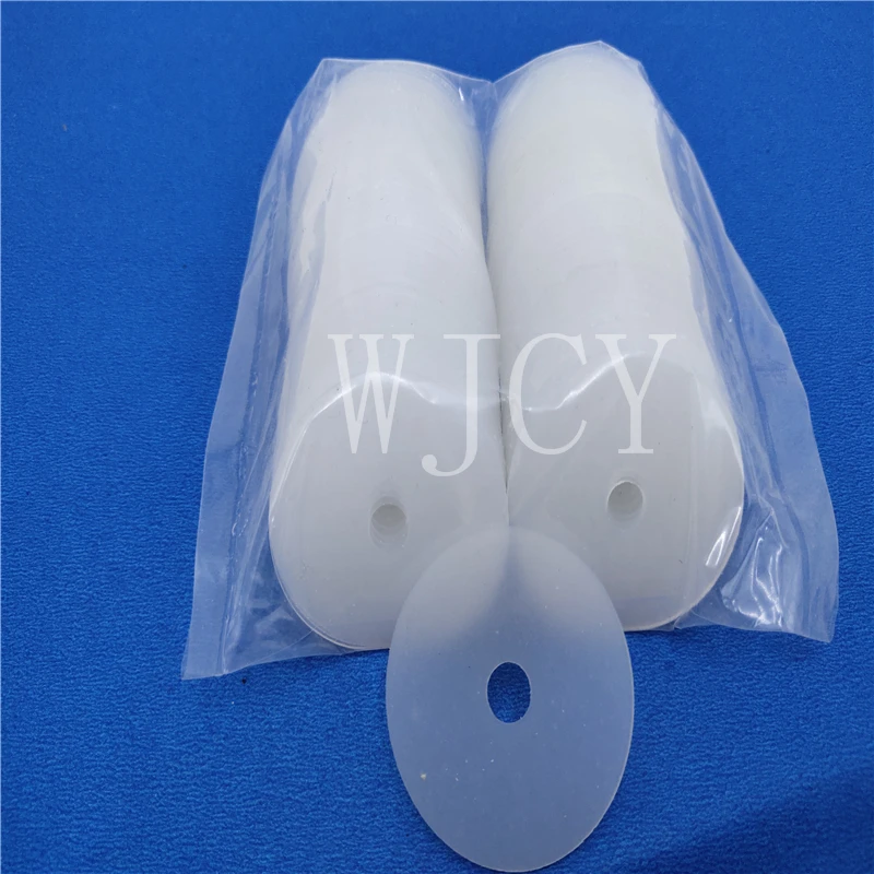 Free shipping 100 pieces white rubber sucker for Die cutting machine 40x7x1mm  offset machinery printing rubber sucke