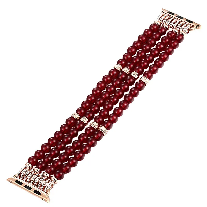 Luxury Women Pearl Jewelry Smart Watch Band Replacement Bands For Smart Watch Compatible For 38mm/40mm/42mm/44mm