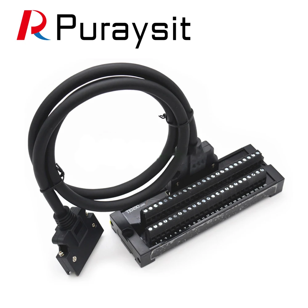 Puraysit Servo Driver X4 Interface 50pin Terminal Board Control Cable for Mitsubishi Yaskawa Panasonic