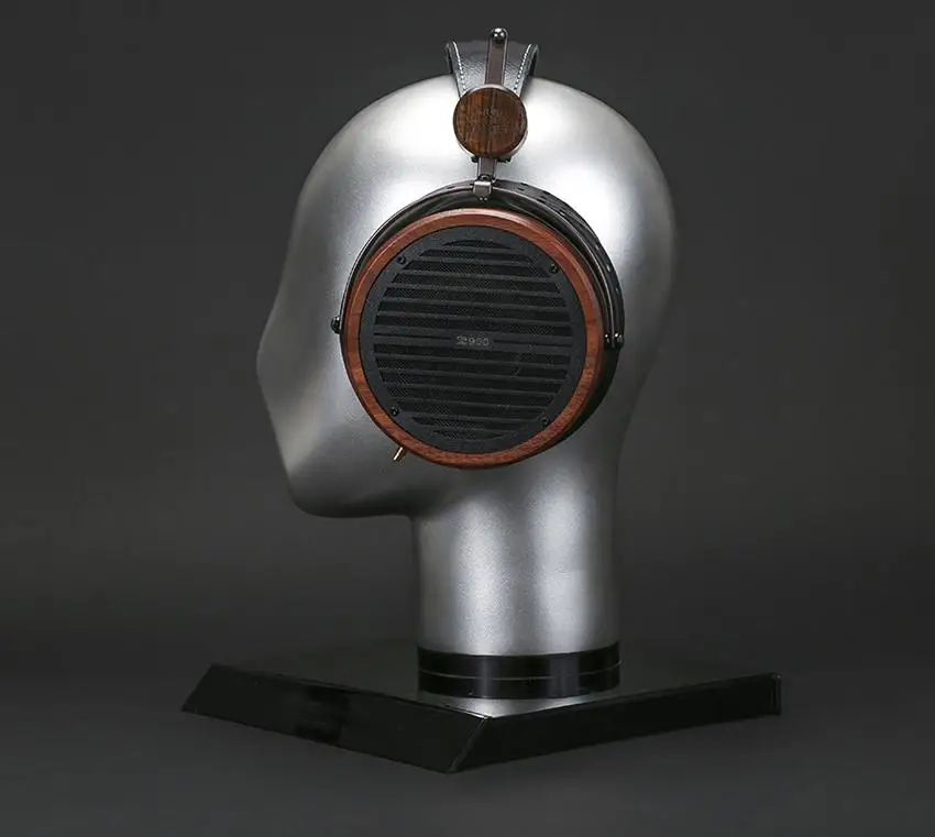 Fone de ouvido musical master, de alta impedância, 108mm, 900 ohms, fluxo duplo planar, fone de ouvido de madeira de alta fidelidade pk hd800 he1000 lcd3