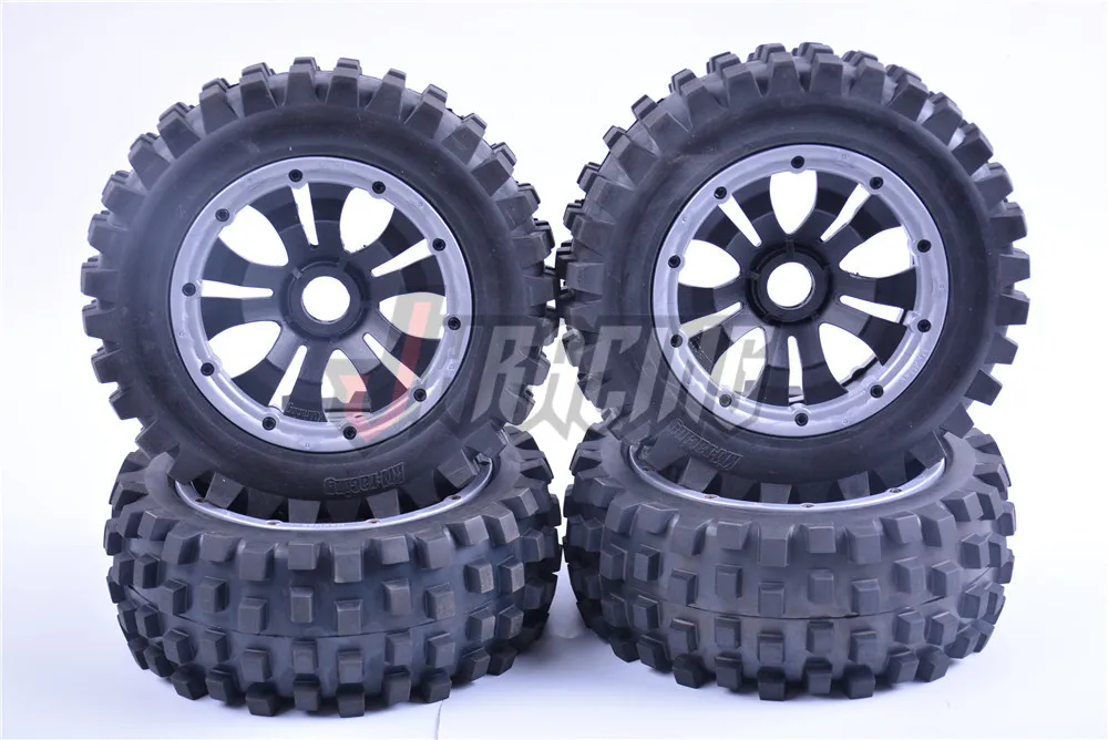 High wear resistance High strength off-road wheel assembly for 1/5 LOSI 5IVE-T ROVAN LT DTT 190*70MM