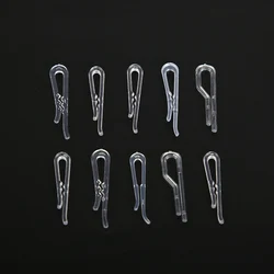 100pcs Transparent Clip Shirt Clip Skid Proof Clothing Clip Clothes Clip Fixed Skirt clip Packing Clothes And Accessories