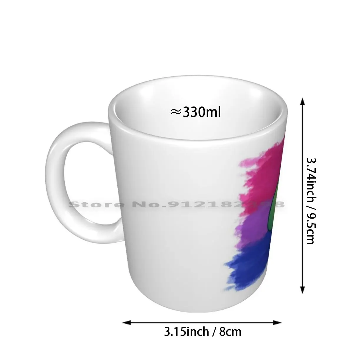 Cute Buttcheeks Froggy ( Bi Flag ) Ceramic Mugs Coffee Cups Milk Tea Mug Lgbtq Lgbt Pride Month Lgbtq Flag Lgbt Flags Lgbtq