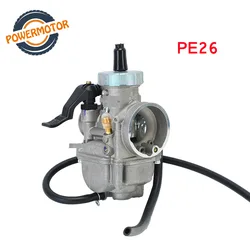 26mm carburetor PE26 racing power performance KEIHIN carburetor hand choke for Tuned used at 100 125 150cc scooter motorcycle