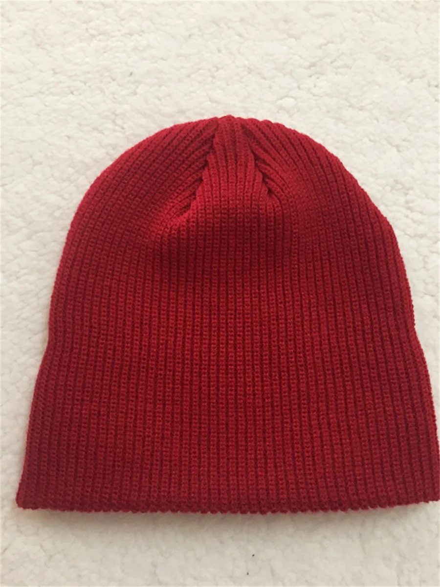 Fashion Solid Color Knitted Beanies Hat Winter Warm Ski Hats Men Women Multicolor Skullies Caps Soft Elastic Cap Sport Bonnet