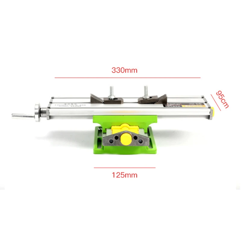 DIY home micro precision multi-function milling machine bench drill vise fixture table X Y axis adjustment coordinate table