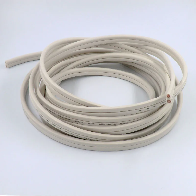 Lautsprecher Kabel 1mm ² Flache Milchig Hohe Flexible Audio Draht Reinem Sauerstoff Freies Kupfer 5m