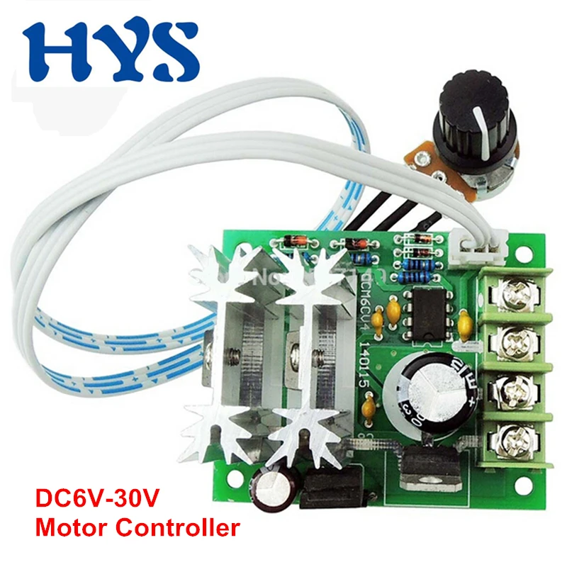 DC6V-30V 20A 200W Motor Pump PWM Speed Controller Adjustable Speed Regulation Pomp DC 6V 12V 18V 24V Drive Switch Governor CCM6C