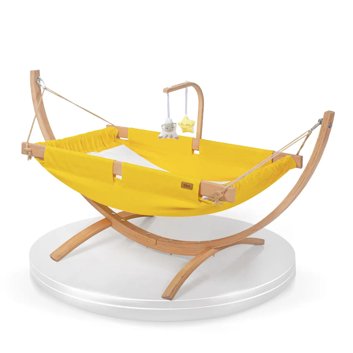 Baby cribs hammock naturel wood baby activated swinging practical installation inner bed baby cribs