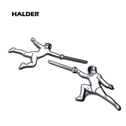 HALDER Sports Brooches Fencing Pwrestling Enamel Accessories Brooches Lapel Pin backpack Costume Badge Jewelry Gift Wholesale