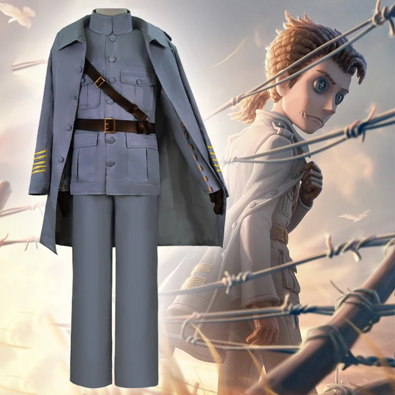 

Game Identity V Cosplay Costumes Survivor Naib Subedar Mercenary Cosplay Costume Colonel Dax Skin Uniforms Clothes Suits formal