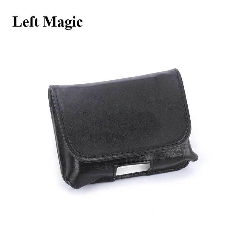 Magic Tricks Leather Card Guard Playing Card Deck Carrier Case Clip Close Up Accessories Gimmick Props Magia