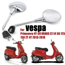 Motorcycle Accessories For vespa Primavera 4T-3V E2 E4 50 125 150 2T 4T NOABS 2013-2018 Side Mirrors Rearview Rear view Mirror